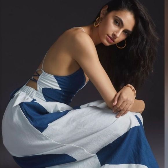 New Anthropologie The Odells V-Neck Midi Dress
Size S new with out tag - Picture 6 of 9